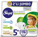 Sleepy Natural 5+ Numara Junior Plus 44'lü Jumbo 4 Paket Bebek Bezi