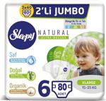 Sleepy Natural 6 Numara Xlarge 20'li 4 Paket Bebek Bezi