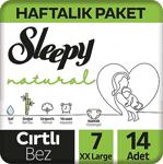 Sleepy Natural 7 Numara Xx Large 14'Lü Bebek Bezi