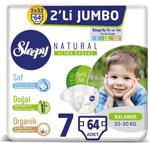 Sleepy Natural 7 Numara XXLarge 32'li Jumbo 2 Paket Bebek Bezi