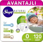 Sleepy Natural Avantajlı Bebek Bezi 0 Numara Prematüre 120 Adet