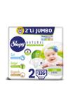 Sleepy Natural Bebek Bezi 2 Beden Mini 4x2'li Jumbo 336 Adet _4