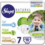 Sleepy Natural Bezi 7 Numara XXLarge 16'lı Bebek Bezi