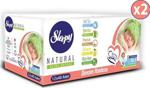 Sleepy Natural Devam Havlusu 40 Yaprak 12\'Li Paket 2 Adet Islak Mendil