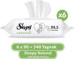 Sleepy Natural Islak Bebek Havlusu 6X90 (540 Yaprak)