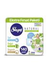 Sleepy Natural Külot Bez 6 Numara Xlarge Ekstra Fırsat Paketi 140 Adet U00000000000518