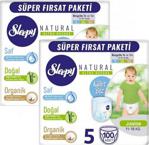 Sleepy Natural Külot Bez Mega Paket Junior 5 No 100 lü x 2 Adet