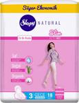 Sleepy Natural Slim Ekstra İnce Gece 18'Li Hijyenik Ped