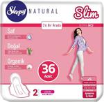 Sleepy Natural Slim Ekstra Ince Uzun 36'lı Hijyenik Ped