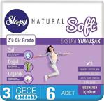 Sleepy Natural Soft Ekstra Yumuşak Gece Ped 6'Lı X 4 Paket