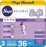 Sleepy Natural Soft Ekstra Yumuşak Gece(36 Ped)