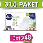 Sleepy Natural Ultra Hassas Maxi Kalın Uzun Süper Eko 48 Adet