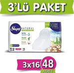 Sleepy Natural Ultra Hassas Maxi Kalın Uzun(3X16) Süper Eko