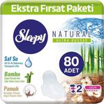 Sleepy Natural Ultra Hassas Uzun 80'li Hijyenik Ped