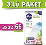 Sleepy Natural Ultra Hassas Uzun Süper Eko 3X22 66 Adet