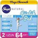 Sleepy Natural Uzun 64'Lü Günlük Ped