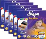 Sleepy Sensitive Pepee 2 Numara Mini 42 Adet 5'li Paket Bebek Bezi