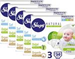 Sleepy Sensitive Pepee 3 Numara Midi 34 Adet 5'li Paket Bebek Bezi