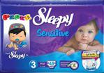 Sleepy Sensitive Pepee 3 Numara Midi 48 Adet Bebek Bezi