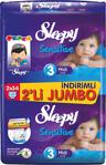 Sleepy Sensitive Pepee 3 Numara Midi Jumbo 68 Adet Bebek Bezi