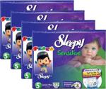 Sleepy Sensitive Pepee 5+ Plus Numara Junior Plus 22 Adet 4'lü Paket Bebek Bezi