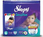 Sleepy Sensitive Pepee 6 Numara X Large 20 Adet Bebek Bezi