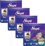 Sleepy Sensitive Pepee 6+ Numara X Large Plus 18 Adet 4'lü Paket Bebek Bezi