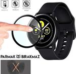 Sm Galaxy Watch Active 2 44mm 3d Kavisli Nano Glass Ekran Koruyucu Sİyah