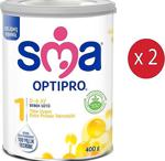 Sma Optipro 1 Probiyotik Bebek Sütü 400 Gr 2 Adet