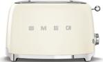 Smeg Beyaz Tsf01Creu Retro Krem 2X2 Slot Ekmek Kızartma Makinesi