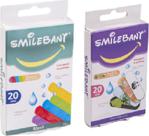 Smilebant Yarabandı 20X2 Yeşil+Mor