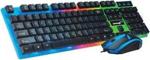 Snexpres Gaming Oyuncu Rgb Işıklı Klavye + Mouse Set Klavye Set