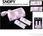 Snopy WII-CHARGER-01 Bluelight İkili Şarj Standı