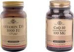 Solgar Vitamin D3 1000 Iu 100 Tablet+Solgar Coenzyme Q-10 100 Mg 60 Softgel