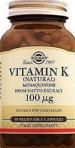 Solgar Vitamin K 100 mcg 50 Kapsül