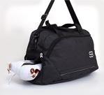 Solo Bag Ayakkabı Gözlü Orta Boy Unisex Siyah Spor Fitness Ve Seyahat Çantası