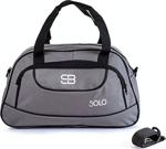 Solo Bag Orta Boy Unisex Gri Spor Fitness Ve Seyahat Çantası