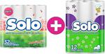 Solo Tuvalet Kağıdı Çift Katlı 32 Li Parfümlü + 12 Li Kağıt Havlu