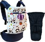 Solomombaby Ponçik Panda Yeni Doğan Seti 0-4 Yaş Ergonomik Kanguru