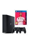 Sony Playstation 4 Pro 1 TB + 2. PS4 Kol Fifa 2020