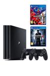 Sony Playstation 4 Pro 1 TB + 2. PS4 Kol Pes 2020 Uncharted