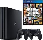 Sony Playstation 4 Pro 1 Tb + 2. Ps4 Kol + Ps4 Gta 5