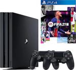 Sony Playstation 4 Pro 1 Tb Oyun Konsolu + 2 Kol + Fifa 2021 (İthalatçı Garantili)