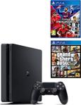 Sony Playstation 4 Slim 1 Tb + Ps4 Pes 2020 + Ps4 Gta 5