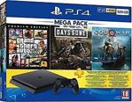 Sony Playstation 4 Slim 500 Gb + Gta V + Days Gone + God Of War