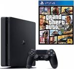 Sony Playstation 4 Slim 500 Gb Oyun Konsolu Ps4 + Gta 5 Oyun