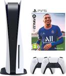 Sony Playstation 5 Ps5 Oyun Konsolu+2 Dualsense Kol+Ps5 Fifa 2022 (İthalatçı Garantili)