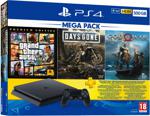 Sony PS4 500 GB Slim MegaPack Oyun Konsolu