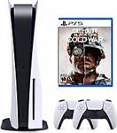 Sony Ps5 Playstation 5 Oyun Konsolu + 2. Kollu + Call Of Duty Black Ops Cold War (Eurasia Garantili)