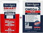 Sorvagen Smart Sitikolin Dha Omega 3, B12 30 Kapsül Ve Omega 3 Plus Norveç Balık Yağı